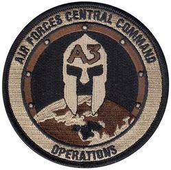 United States Air Forces Central Command Operations A3
Keywords: Desert