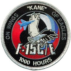USAF Weapons School F-15C/E Pilot 1000 Hours
Made for "Kane", who flew both the F-15C & F-15E
