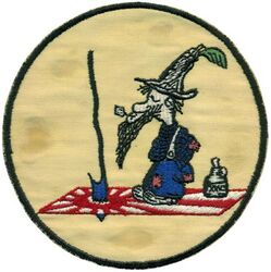 Bombing Squadron 144 (VB-144), Patrol Bombing Squadron 144 (VPB-144), Patrol Squadron 144 (VP-144) and Medium Patrol Squadron (Landplane) 144 (VP-ML-4)
Established as Bombing Squadron ONE HUNDRED FORTY FOUR (VB-144) on 1 Jul 1943. Redesignated Patrol Bombing Squadron ONE HUNDRED FORTY FOUR (VPB-144) on 1 Oct 1944; Patrol Squadron ONE HUNDRED FORTY FOUR (VP-144) on 15 May 1946; Medium Patrol Squadron (Landplane) ONE HUNDRED FORTY FOUR (VP-ML-4) on 15 Nov 1946; Patrol Squadron FOUR (VP-4) on 1 Sep 1948, the second squadron to be assigned the VP-4 designation.

Insignia approved by CNO on 10 Apr 1945. There are no records to indicate whether the squadron used an insignia after its redesignation from VPB-144 to VP-144  to VP-ML-4  then to VP-4.

Deployments.
9 Jan 1944-1 Oct 1944, FAW-2, Tarawa/Roi, Lockheed PV-1 Ventura, SoPac
27 Jun 1945-Sep 1946, FAW-2, Eniwetok, Lockheed PV-1 Ventura, SoPac

Stations. NAS Alameda, CA. 1 Jul 1943; NAS Whidbey Island, WA. 1 Nov 1944; NAB Eniwetok, Marshall Islands. 27 Jun 1945; NAB Tinian, Mariana Islands. 1946; NAS North Island, CA. Sep 1946; NAS Miramar, CA. Nov 1947.

