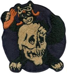 Bombing Squadron 20 (VB-20)
Established as Bombing Squadron NINETY NINE (VB-99) on 1 Jul 1943. Redesignated Bombing Squadron TWENTY (VB-20) on 15 Oct 1943. Redesignated Attack Squadron NINE A (VA-9A) on 15 Nov 1946. Redesignated Attack Squadron NINETY FOUR (VA-94) on 12 Aug 1948. Disestablished on 30 Nov 1949.

Insignia approved by CNO 9 Dec 1943. US made, schiffli embroidery. Nickname, Bombing Twenty’s Tough Kitty, 1943–1946.

Deployments.
16 Aug 1944-23 Nov 1944,CV-6 USS Enterprise, CVG-20, Curtiss SB2C-3 Helldiver, Pacific
23 Nov 1944-02 Feb 1945, CV 16 USS Lexington, CVG-20, Curtiss SB2C-3 Helldiver, Pacific

NAS San Diego, CA. 1 Jul 1943; NAS Kaneohe, TH. 21 Apr 1944; NAS Barbers Point, TH. 30 Apr 1944; NAS Puunene, TH. 17 Jun 1944; NAS San Diego, CA. 23 Feb 1945; NAS Wildwood, NJ. 16 Apr 1945; NAS Edenton, NC. 22 Jun 1945; NAAS Elizabeth City, NJ. 1 Nov 1945; NAAS Charlestown, RI. 1 Mar 1946

