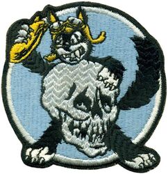 Bombing Squadron 20 (VB-20)
Established as Bombing Squadron NINETY NINE (VB-99) on 1 Jul 1943. Redesignated Bombing Squadron TWENTY (VB-20) on 15 Oct 1943. Redesignated Attack Squadron NINE A (VA-9A) on 15 Nov 1946. Redesignated Attack Squadron NINETY FOUR (VA-94) on 12 Aug 1948. Disestablished on 30 Nov 1949.

Insignia approved by CNO 9 Dec 1943. US made, schiffli embroidery. Nickname, Bombing Twenty’s Tough Kitty, 1943–1946.

Deployments.
16 Aug 1944-23 Nov 1944,CV-6 USS Enterprise, CVG-20, Curtiss SB2C-3 Helldiver, Pacific
23 Nov 1944-02 Feb 1945, CV 16 USS Lexington, CVG-20, Curtiss SB2C-3 Helldiver, Pacific

NAS San Diego, CA. 1 Jul 1943; NAS Kaneohe, TH. 21 Apr 1944; NAS Barbers Point, TH. 30 Apr 1944; NAS Puunene, TH. 17 Jun 1944; NAS San Diego, CA. 23 Feb 1945; NAS Wildwood, NJ. 16 Apr 1945; NAS Edenton, NC. 22 Jun 1945; NAAS Elizabeth City, NJ. 1 Nov 1945; NAAS Charlestown, RI. 1 Mar 1946


