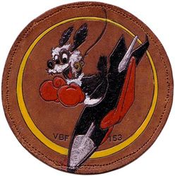 Bomber Fighter Squadron 153 (VBF-153)
Established as Bomber Fighter Squadron ONE HUNDRED FIFTY THREE (VBF-153) on 26 Mar 1945. Redesignated Fighter Squadron SIXTEEN A (VF-16A) on 15 Nov 1946; Fighter Squadron ONE HUNDRED FIFTY TWO (VF-152) on 15 Jul 1948; Fighter Squadron FIFTY FOUR (VF-54) on 15 Feb 1950; Attack Squadron FIFTY FOUR (VA-54) on 15 Jun 1956. Disestablished on 1 Apr 1958.
