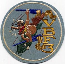 Bomber Fighter Squadron 3 (VBF-3)
Established as Bomber Fighter Squadron THREE (VBF-3) on 2 Jan 1945. Redesignated as Fighting Squadron FOUR A (VF-4A) on 15 Nov 1946; Fighting Squadron THIRTY TWO (VF-32) on 1 Sep 1948; Strike Fighter Squadron THIRTY TWO (VFA-32) on 1 Nov 2005-.

Deployments:
1 Feb-5 Mar 1945 USS Yorktown (CV-10) CVG-3	Grumman F6F-5 Hellcat	
5 Mar-27 Mar 1945 USS Yorktown (CV-10) CVG-3 Grumman F6F-5 Hellcat

