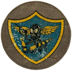 Composite Squadron 4 (VC-4) 
Established as Composite Squadron FOUR (VC-4) on 2 Sep 1943. Disestablished on 16 Oct 1945.

Insignia approved by CNO on 29 Aug 1944. US made, painted on leather 

Deployments 
6 Apr 1944-May 1944, CVE-70 USS Fanshaw Bay, General Motors FM-2 Wildcat, Grumman TBM-1C Avenger 
29 May 1944-Aug 1944, CVE-66 USS White Plains, General Motors FM-2 Wildcat, Grumman TBM-1C Avenger 
Oct 1944-Nov 1944, CVE-66 USS White Plains, General Motors FM-2 Wildcat, Grumman TBM-1C Avenger


