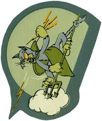 Fighter Squadron 19 (VF-19)
Established as Fighter Squadron NINETEEN (VF-19) "Satan’s Kittens" at NAS Los Alamitos on 15 Aug 1943. Redesignated Fighter Squadron NINETEEN A(VF-19A) on 15 Nov 1946, Fighter Squadron ONE HUNDRED NINTY ONE (VF-191) on 24 Aug 1948. Disestablished on 1 Mar 1978.

Insignia approved by CNO in 1943. US made, silkscreen on canvas

Deployments:
10 July 1944 - 23 Nov 1944, CV-16 USS Lexington, CVG-19, Grumman F6F-5/5N/5P Hellcat
Dec 1944 - 14 Dec 1944, CVE-1 USS Long Island, CVG-19, Grumman F6F-5/5N/5P Hellcat
11 October 1945 - 3 Nov 1945, CV-12 USS Hornet, CVG-19, Grumman F8F-1 Bearcat
24 January 1946 - 28 Jan 1946. CV-12 USS Hornet, CVG-19, Grumman F8F-1 Bearcat
18 March 1946 - 3 Apr 1946, CV-12 USS Hornet, CVG-19, Grumman F8F-1 Bearcat
20 Apr 1946 - 9 Aug 1946, CV-36 USS Antietam, CVG-19, Grumman F8F-1 Bearcat

