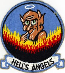 Fighter Squadron 71 (VF-71)
Established as Escort-Scouting Squadron EIGHTEEN (VGS-18) on 15 Oct 1942. Redesignated Composite Squadron EIGHTEEN (VC-18) on 1 Mar 1943; Fighter Squadron THIRTY SIX (VF-36) on 15 Aug 1943; Fighter Squadron EIGHTEEN (VF-18) on 5 Mar 1944; Fighter Squadron SEVEN A (VF-7A) on 15 Nov 1946; Fighter Squadron SEVENTY ONE (VF-71) “Hells Angels” on 1 Sep 1948. Disestablished on 31 Mar 1959.

Grumman F8F-1/2/2P Bearcat
Grumman F9F-2 Panther
McDonnell F2H-3 Banshee

Deployments:
4 Jan-22 May 1949 CV-47 USS Philippine Sea CVG-7 F8F-1, F6F-5P
6 Sep 1949-26 Jan 1950 CV-32 USS Leyte CVG-7 F8F-1
10 Jul-10 Nov 1950 CVB-41 USS Midway CVG-7 F9F-2
20 May 1952-8 Jan 1953 CVA-31 USS Bon Homme Richard CVG-7 F9F-2
19 Feb-5 May 1953 CVA-20 USS Bennington CVG-7 F9F-2
16 Sep 1953-21 Feb 1954 CVA-20 USS Bennington CVG-7 F2H-3
4 May-10 Dec 1955 CVA-12 USS Hornet CVG-7 F2H-3
3 Sep-22 Oct 1957 CVA-11 USS Intrepid CVG-6 F2H-3
2 Sep 1958-12 Mar 1959 CVA-15 USS Randolph CVG-7 F2H-3

