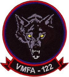 Marine Fighter Attack Squadron 122 (VMFA-122)
Established as Marine Fighting Squadron 122 (VMF-122) on 1 Mar 1942. Deactivated between Jul-Oct 1946. Reactivated in Nov 1947. Redesignated Marine Fighter Attack Squadron (All-Weather) 122 (VMFA(AW)-122) in 1962; Marine Fighter Attack Squadron 122 (VMFA-122) in 1965-.

McDonnell Douglas F/A-18C Hornet, 1986-2016
Lockheed F-35B Lightning II, 2016-.

