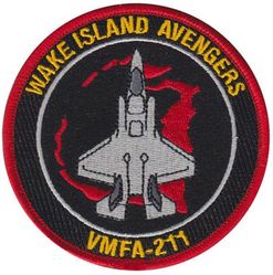 Marine Fighter Attack Squadron 211 (VMFA-211) F-35B
Activated as Marine Fighting Squadron 4 (VF-4M) on 1 Jan 1937. Redesignated Marine Fighting Squadron 2 (VMF-2) on 1 Jul 1937; Marine Fighting Squadron 211 (VMF-211) "AVENGERS" on 1 Jul 1941; Marine Attack Squadron 211 (VMA-211) in 1952; Marine Fighter Attack Squadron 211 (VMFA-211) on 30 Jun 2016-.

Lockheed F-35 Lightning II, 2016-.

