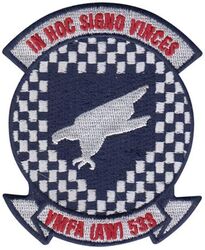Marine All-Weather Fighter Attack Squadron 533 (VMFA(AW)-533)
Marine Night Fighter Squadron 533 (VMF(N)-533) established on 1 Oct 1943. Redesignated Marine Fighter Squadron 533 (VMF-533) in May 1953; Marine Attack Squadron( VMA-533) in 1959; Marine All Weather Attack Squadron 533 (VMA(AW)-533) in Dec 1965; Marine All Weather Strike Fighter Squadron 533 (VMFA(AW)-533) in Sep 1992; Marine Strike Fighter Squadron 533 (VMFA-533) on 28 Sep 2023-.
