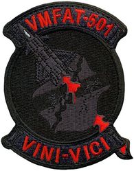Marine Fighter Attack Training Squadron 501 (VMFAT-501) F-35 Red Air
Established as Marine Fighting Squadron 451 (VMF-451) on 15 Feb 1944. Deactivated on 10 Sep 1945. Reactivated in the reserves on 1 Jul 1946. Redesignated Marine Fighter Squadron (All Weather) 451 (VMF(AW)-451) on 1 Jul 1961; Marine Fighter Attack Squadron 451 on 1 Feb 1968. Deactivated on 31 Jan 1997. Redesignated Marine Fighter Attack Training Squadron 501 (VMFAT-501) on 1 Apr 2010-.
