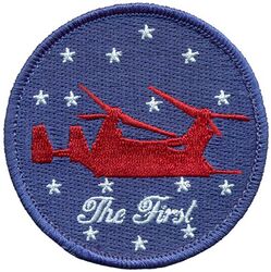Marine Medium Tiltrotor Squadron 161 (VMM-161) MV-22
Established as Marine Helicopter Transport Squadron 161 (HMR-161) "Greyhawks" on 15 Jan 1951; Redesignated Marine Light Helicopter Transport Squadron 161 (HMR(L)-161) on 31 Dec 1956; Marine Medium Helicopter Squadron 161 (HMM-161) on 1 Feb 1962; Marine Medium Tiltrotor Squadron 161 (VMM-161) on 8 Oct 2009-.

Bell Boeing MV-22B Ospery, 2010-.


