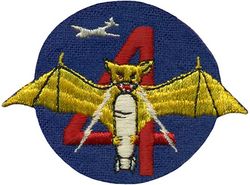 Heavy Patrol Squadron (Landplane) 4 (VP-HL-4)
Established as Bombing Squadron ONE HUNDRED FOUR (VB-104) on 10 Apr 1943. Redesignated Patrol Bombing Squadron ONE HUN DRED FOUR (VPB-104) on 1 Oct 1944; Patrol Squadron ONE HUNDRED FOUR (VP-104) on 15 May 1946; Heavy Patrol Squadron (Landplane) FOUR (VP-HL-4) on 15 Nov 1946; Patrol Squadron TWENTY FOUR (VP 24) on 1 Sep 1948 (third VP-24); Attack Mining Squadron THIRTEEN (VA-HM-13) on 1 Jul 1956; Patrol Squadron TWENTY FOUR (VP 24) on 1 Jul 1959. Disestablished 30 Apr 1995.

Consolidated PB4Y-2/P4Y-2/B Privateer, 1946-1948

Insignia approved by CNO on 9 Jul 1947.


