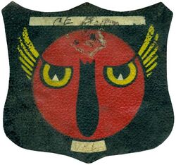 Scouting Squadron SIX (VS-6)
Established as Scouting Squadron EIGHT B (VS-8B) on 30 Jun 1937. Redesignated to Scouting Squadron SIX (VS-6) on 1 Mar 1943. Disestablished on 1 Oct 1943.

Insignia approval is unknown. US made, painted on leather.

Deployments.
July 1938-1938,	CV-6 USS Enterprise, Enterprise Air Group, Curtiss SBC-3 Helldiver
16 Jan 1939-1939, CV-6 USS Enterprise, Enterprise Air Group, Curtiss SBC-3 Helldiver
Jul 1940-1940, CV-6 USS Enterprise, Enterprise Air Group, Curtiss SBC-3 Helldiver
28 Nov 1941-7 Dec 1941, CV-6 USS Enterprise, Enterprise Air Group, Douglas SBD-2/3 Dauntless
28 May 1942-13 Jun 1942, CV-6 USS Enterprise, Enterprise Air Group, Douglas SBD-3 Dauntless



