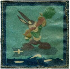 Torpedo Squadron 6 (VT-6) 
Established as Torpedo Squadron SIX (VT-6) (2nd VT-6) on 15 Mar 1943. Disestablished on 29 Oct 1945.    

Insignia approved by CNO 1 Oct 1945. US made, painted on canvas.
 
Deployments. 
18 Nov 1943-8 Dec 1943, CV-6 USS Enterprise, CVG-6, Grumman	TBF-1 Avenger, WestPac
16 Jan 1944-24 Feb 1944, CV-11 USS Intrepid, CVG-6, Grumman TBF-1 Avenger, WestPac
3 Mar 1945-April 1945, CV-19 USS Hancock, CVG-6, Grumman TBF-3 Avenger, WestPac
3 Jun 1945-21 Oct 1945, CV-19 USS Hancock, CVG-6, Grumman TBF-3 Avenger, WestPac

