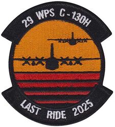 29th Weapons Squadron C-130H 2025

