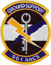 961st Airborne Air Control Squadron Ground Support
