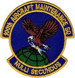 100th Aircraft Maintenance Squadron
Translation: NULLI SECUNDUS - "Second to None"
UK made.
