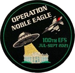 100th Fighter Squadron Operation NOBLE EAGLE 2021
