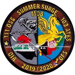 103d Attack Squadron Operation INHERENT RESOLVE and FREEDOM'S SENTINEL 2019-2020

