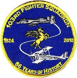 103d Fighter Squadron 86th Anniversary
