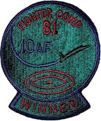 10th Air Force Fightercomp 1981 Winner
Reserve unit comp to see who would represent AFRES at the USAF Gunsmoke meet.
Keywords: subdued