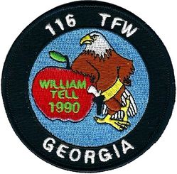 116th Tactical Fighter Wing William Tell Competition 1990
F-15A team.
