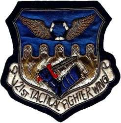 121st Tactical Fighter Wing
Bullion patch for blazer.

