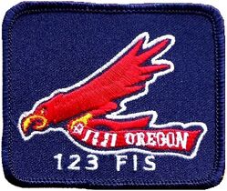 123d Fighter-Interceptor Squadron Morale
Hat patch.
