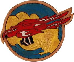 123d Fighter Squadron Heritage
Original WW 2 35th Photographic Reconnaissance Squadron design, taken over when assigned to the ANG in 1946. Done on leather.
