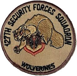 127th Security Forces Squadron Morale
Afghan made.
Keywords: Desert