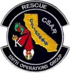 129th Operations Group Gaggle
Gaggle consists of (counter clockwise from top left): 131st Rescue Squadron, 130th Rescue Squadron and 129th Rescue Squadron.
