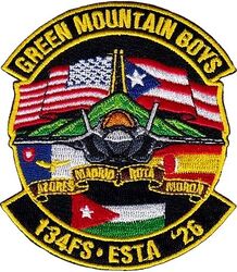 134th Fighter Squadron ESTA 2026
The 134 FS F-35s started in Puerto Rico for Operation Southern Spear in Dec. 2025, then were deployed to Jordan via several other countries to support the attack on Iran.
