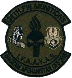 138th Fighter Wing Munitions Operation FREEDOM'S SENTINEL 2018
Afghan made.
Keywords: subdued