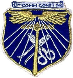 13th Communications Construction Squadron
German made, on felt.
