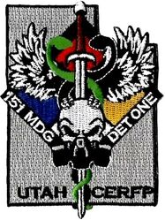 151st Medical Group Detachment 1
CERFP= Chemical, Biological, Radiological, and Nuclear Enhanced Response Force Package. The CERFP is a joint effort between the Utah Air and Army National Guard that responds to mass casualty events. 
