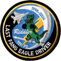 159th Fighter Squadron F-15 Pilot
Riddler is personal call sign.
