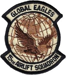 15th Airlift Squadron
Keywords: Desert