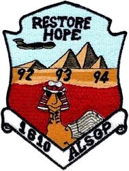 1610th Airlift Support Group (Provisional) Operation RESTORE HOPE 1992-1994
