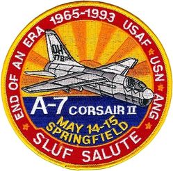 162d Fighter Squadron A-7 Retirement
This is a unit made copy of the AIR patch with many differences.
