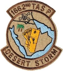 1662d Tactical Airlift Squadron (Provisional) Operation DESERT STORM 1991
Local made.
Keywords: Desert