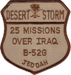 1708th Bomb Wing (Provisional) 25 Missions B-52G Iraq Operation DESERT STORM 1991
Keywords: Desert