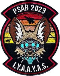 177th Maintenance Squadron Munitions Flight Deployed 2023
PSAB= Prince Sultan AB, Saudi Arabia.
I.Y.A.A.Y.A.S.= If You Ain't Ammo You Ain't Shit.
