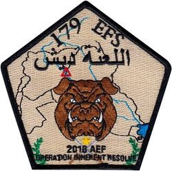 179th Expeditionary Fighter Squadron Operation INHERENT RESOLVE 2018
Keywords: Desert