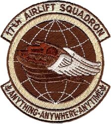17th Airlift Squadron
Keywords: Desert