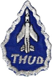 17th Wild Weasel Squadron F-105G
Hat patch, Thai made.
