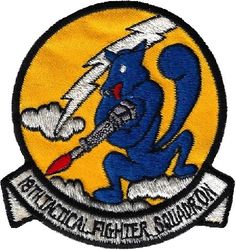 18th Tactical Fighter Squadron
F-4E era, Korean made on twill.
