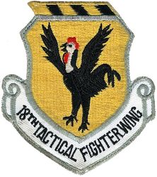 18th Tactical Fighter Wing
Fully embroidered.
