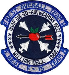 18th Tactical Fighter Wing William Tell Competition 1982 Winner
Korean made.
