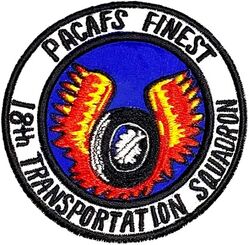 18th Transportation Squadron
Korean made.
