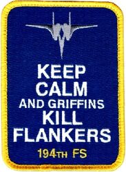194th Fighter Squadron F-15 Morale
